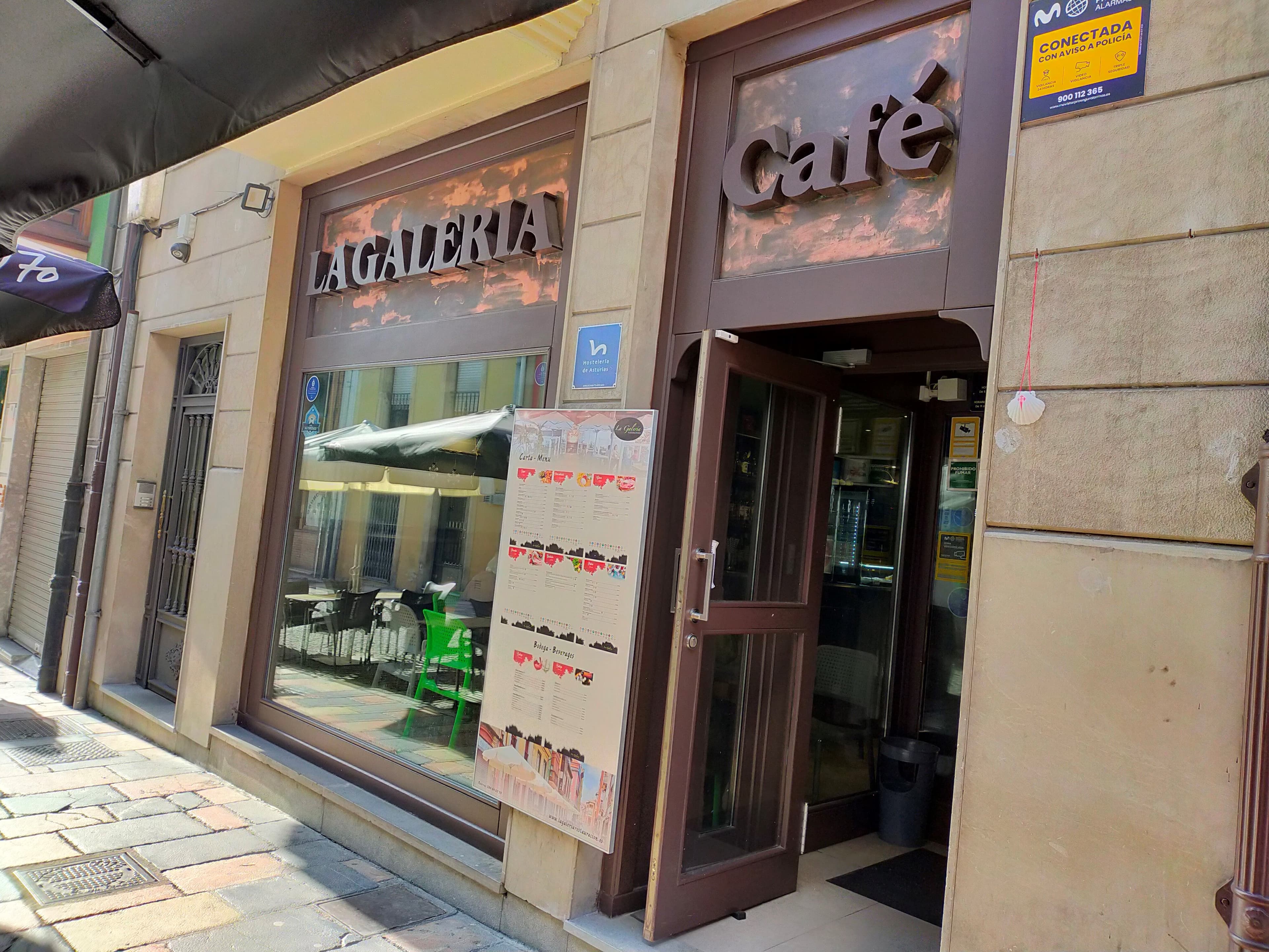 La Galería Restauración en la Calle Rivero de Avilés